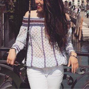 Sfera Casual off the shoulder bohemian top